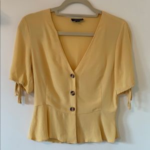 Topshop Button Down Blouse